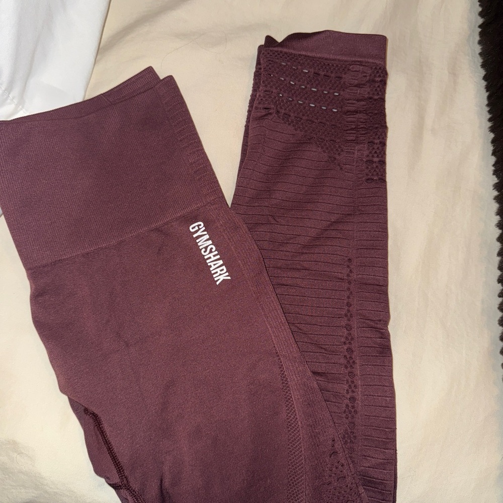 Gymshark Burgundy Leggings